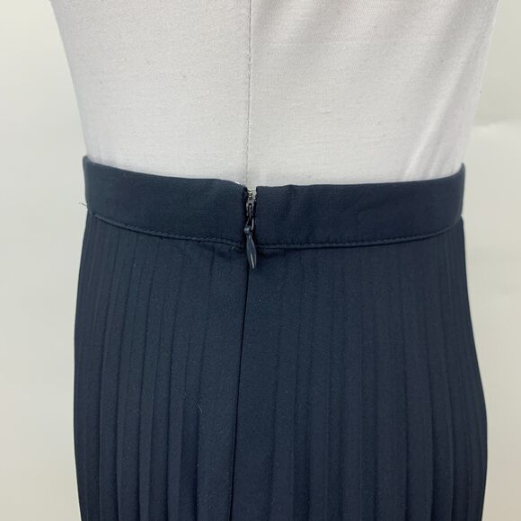 Michael Kors Accordion Skirt Womens 0 Semi Sheer Knee Length Pleated Unlined - Picture 5 of 15